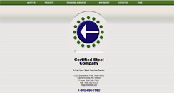 Desktop Screenshot of certifiedsteel.com